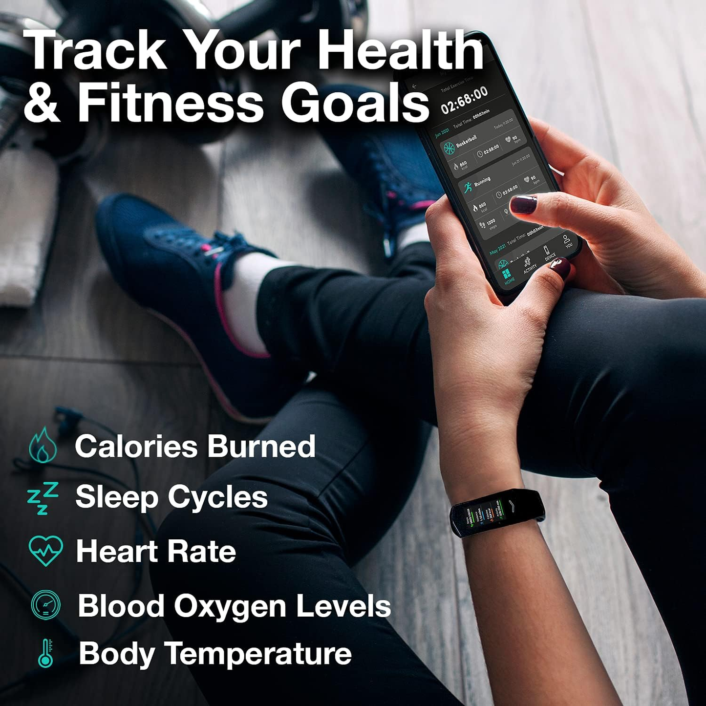 Kore 2.0 Elite Smart Watch - Health Tracker,